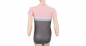 Ženski kolesarski dres Sensor  Cyklo Summer Stripe Grey/Pink