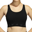 Ženski nedrček adidas  Aeroknit Light Support Bra Black