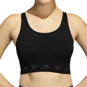 Ženski nedrček adidas  Aeroknit Light Support Bra Black