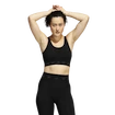 Ženski nedrček adidas  Aeroknit Light Support Bra Black XS