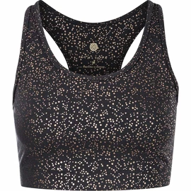 Ženski nedrček Endurance AthleciFranz Deluxe Printed Sports Bra Dark