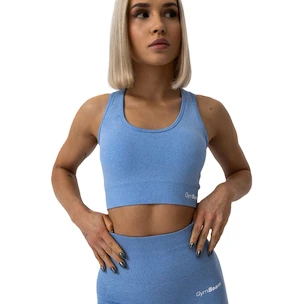 Ženski nedrček GymBeam  FLO Sports Bra Blue