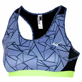 Ženski nedrček Mizuno Alpha Graphic Bra Vintage Indigo