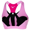 Ženski nedrček Mizuno  High Support Bra Pink Peacock