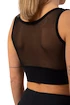 Ženski nedrček Nebbia  Black Mesh Design Sports Bra "Breathe" 412 black