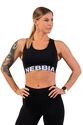 Ženski nedrček Nebbia  Medium Impact Cross Back Sports Bra 410 black