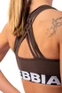 Ženski nedrček Nebbia  Medium Impact Cross Back Sports Bra 410 brown