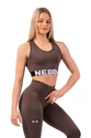 Ženski nedrček Nebbia  Medium Impact Cross Back Sports Bra 410 brown