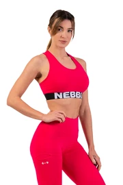 Ženski nedrček Nebbia Medium Impact Cross Back Sports Bra 410 pink