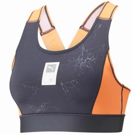 Ženski nedrček Puma Run First Mile High Impact Bra Parisian Night