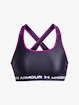 Ženski nedrček Under Armour  Crossback Mid Bra-GRY