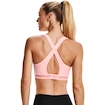 Ženski nedrček Under Armour  Crossback Mid Bra pink