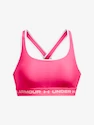 Ženski nedrček Under Armour  Crossback Mid Bra-PNK