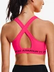 Ženski nedrček Under Armour  Crossback Mid Bra-PNK