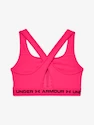 Ženski nedrček Under Armour  Crossback Mid Bra-PNK