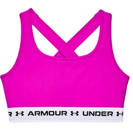 Ženski nedrček Under Armour Crossback Mid Bra-PNK