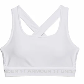 Ženski nedrček Under Armour Crossback Mid Bra-WHT