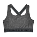 Ženski nedrček Under Armour  Crossback Mid Heather Bra grey