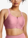 Ženski nedrček Under Armour  Infinity High Bra Zip-PNK