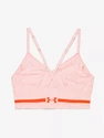 Ženski nedrček Under Armour  Seamless Low Long Htr Bra pink Beta Tint