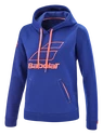 Ženski pulover Babolat  Exercise Hood Sweat Estate Blue