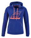 Ženski pulover Babolat  Exercise Hood Sweat Estate Blue M