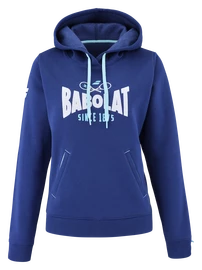 Ženski pulover Babolat Exercise Hood Sweat Women Estate Blue