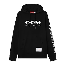 Ženski pulover CCM 125 Anniversary Hoodie Black