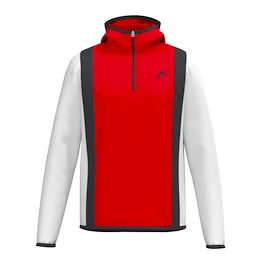 Ženski pulover Head CLUB 25 TECH Hoodie Women Red/White