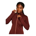 Ženski pulover Icebreaker Merino 260 Quantum IV LS Zip Port/Cedar Wood