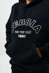 Ženski pulover Nebbia GYM RAT Branded Oversized Hoodie black