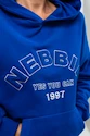 Ženski pulover Nebbia GYM RAT Branded Oversized Hoodie blue