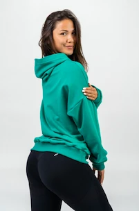 Ženski pulover Nebbia GYM RAT Branded Oversized Hoodie green