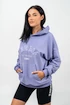 Ženski pulover Nebbia GYM RAT Branded Oversized Hoodie purple