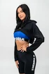 Ženski pulover Nebbia GYM TIME Designer Cropped Hoodie black