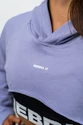 Ženski pulover Nebbia GYM TIME Designer Cropped Hoodie purple