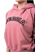 Ženski pulover Nebbia Hero Iconic Hero hoodie old rose