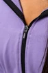 Ženski pulover Nebbia ICONIC Cropped Zip-Up Hoodie purple