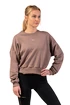 Ženski pulover Nebbia  Loose Fit Sweatshirt "Feeling Good" 420 brown