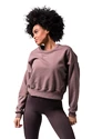 Ženski pulover Nebbia  Loose Fit Sweatshirt "Feeling Good" 420 brown