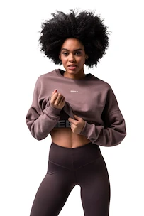 Ženski pulover Nebbia  Loose Fit Sweatshirt "Feeling Good" 420 brown