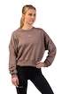 Ženski pulover Nebbia  Loose Fit Sweatshirt "Feeling Good" 420 brown M/L