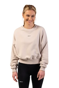 Ženski pulover Nebbia  Loose Fit Sweatshirt "Feeling Good" 420 cream