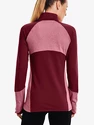 Ženski pulover Under Armour  ColdGear 1/2 Zip-RED