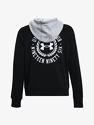 Ženski pulover Under Armour  Rival Fleece CB Hoodie-BLK