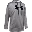 Ženski pulover Under Armour  Synthetic Fleece Chenille Logo PO Hooodie grey