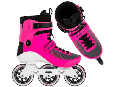 Ženski rolerji Powerslide  Swell Electric Pink 100 Trinity