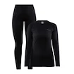 Ženski termo komplet Craft  Core Warm Baselayer black