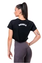 Ženski top Nebbia  Fit & Sporty crop top black