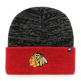 Zimska kapa 47 Brand Two Tone Brain Freeze Cuff Knit NHL Chicago Blackhawks